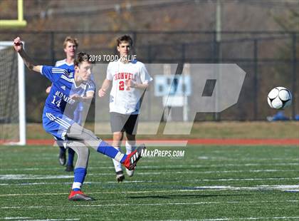 Thumbnail 1 in Cromwell vs Old Saybrook-Westbrook (Shoreline Quarterfinal) photogallery.