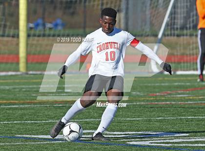 Thumbnail 1 in Cromwell vs Old Saybrook-Westbrook (Shoreline Quarterfinal) photogallery.
