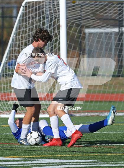 Thumbnail 3 in Cromwell vs Old Saybrook-Westbrook (Shoreline Quarterfinal) photogallery.
