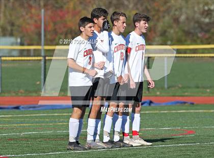 Thumbnail 1 in Cromwell vs Old Saybrook-Westbrook (Shoreline Quarterfinal) photogallery.