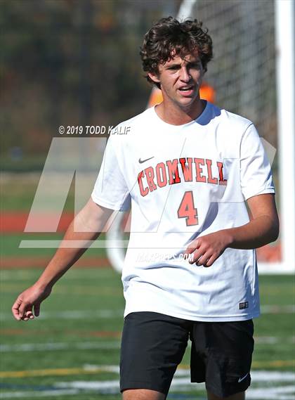 Thumbnail 1 in Cromwell vs Old Saybrook-Westbrook (Shoreline Quarterfinal) photogallery.