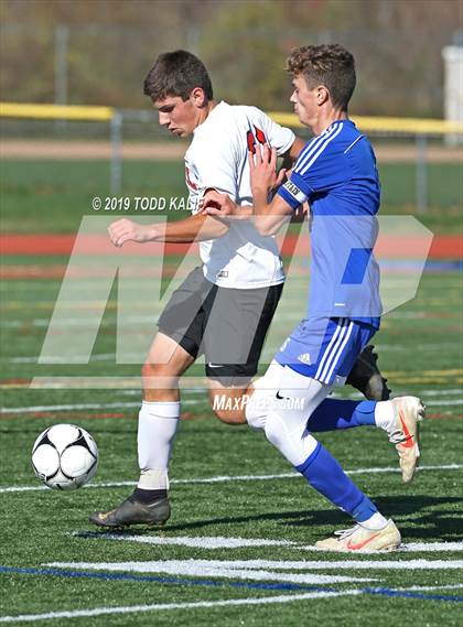 Thumbnail 2 in Cromwell vs Old Saybrook-Westbrook (Shoreline Quarterfinal) photogallery.