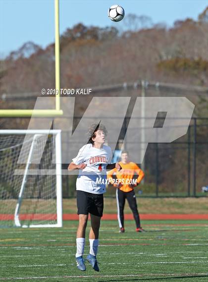 Thumbnail 3 in Cromwell vs Old Saybrook-Westbrook (Shoreline Quarterfinal) photogallery.