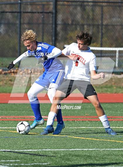 Thumbnail 3 in Cromwell vs Old Saybrook-Westbrook (Shoreline Quarterfinal) photogallery.