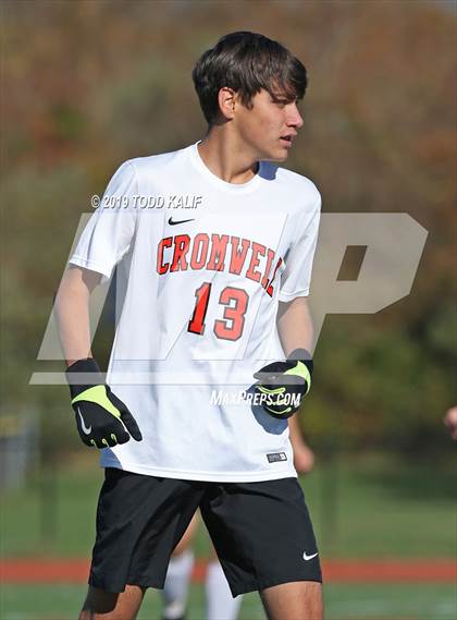 Thumbnail 1 in Cromwell vs Old Saybrook-Westbrook (Shoreline Quarterfinal) photogallery.