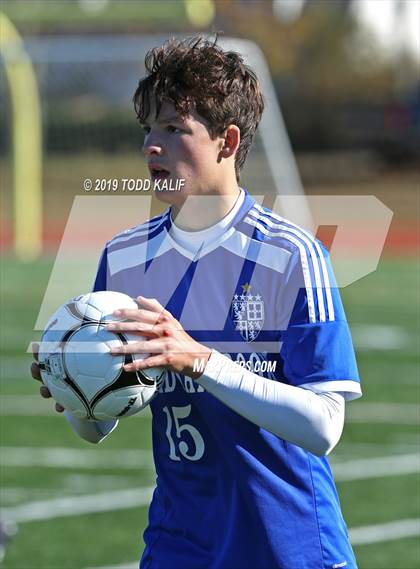 Thumbnail 2 in Cromwell vs Old Saybrook-Westbrook (Shoreline Quarterfinal) photogallery.
