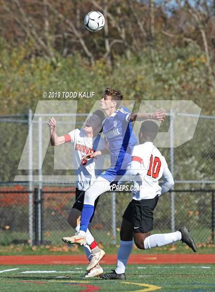 Thumbnail 3 in Cromwell vs Old Saybrook-Westbrook (Shoreline Quarterfinal) photogallery.