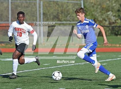 Thumbnail 1 in Cromwell vs Old Saybrook-Westbrook (Shoreline Quarterfinal) photogallery.