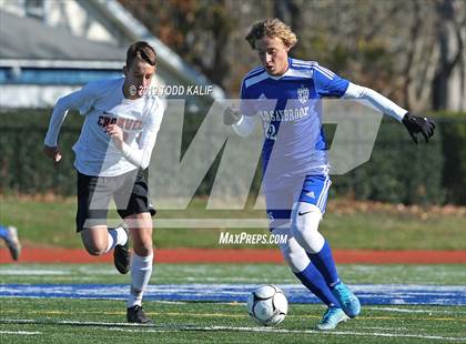 Thumbnail 1 in Cromwell vs Old Saybrook-Westbrook (Shoreline Quarterfinal) photogallery.
