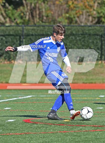 Thumbnail 2 in Cromwell vs Old Saybrook-Westbrook (Shoreline Quarterfinal) photogallery.