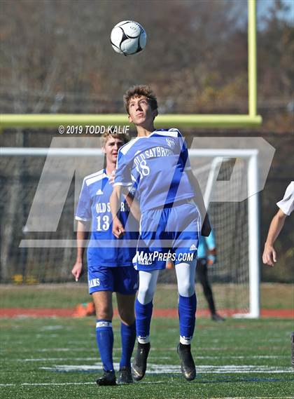 Thumbnail 2 in Cromwell vs Old Saybrook-Westbrook (Shoreline Quarterfinal) photogallery.