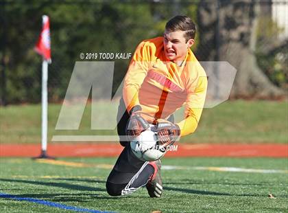 Thumbnail 1 in Cromwell vs Old Saybrook-Westbrook (Shoreline Quarterfinal) photogallery.