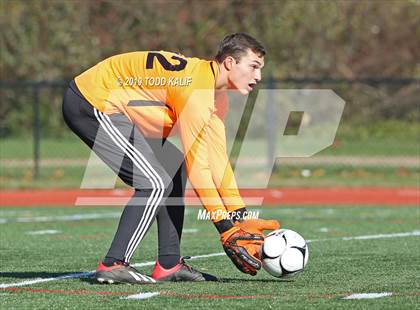 Thumbnail 1 in Cromwell vs Old Saybrook-Westbrook (Shoreline Quarterfinal) photogallery.