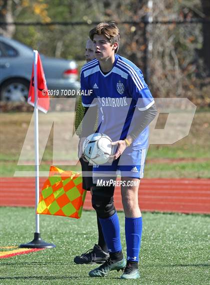 Thumbnail 1 in Cromwell vs Old Saybrook-Westbrook (Shoreline Quarterfinal) photogallery.