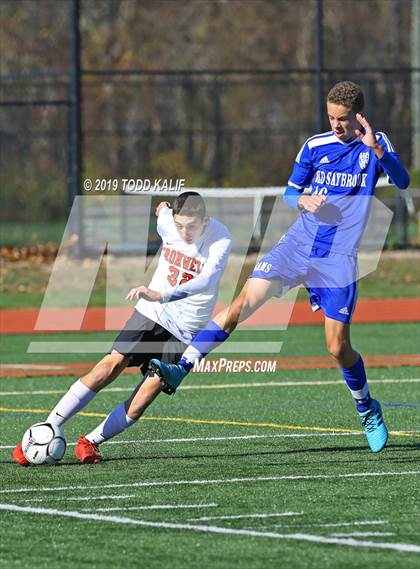 Thumbnail 1 in Cromwell vs Old Saybrook-Westbrook (Shoreline Quarterfinal) photogallery.