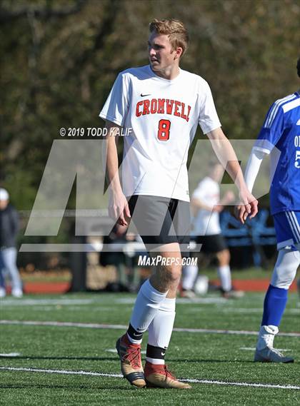 Thumbnail 3 in Cromwell vs Old Saybrook-Westbrook (Shoreline Quarterfinal) photogallery.