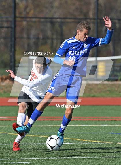 Thumbnail 1 in Cromwell vs Old Saybrook-Westbrook (Shoreline Quarterfinal) photogallery.