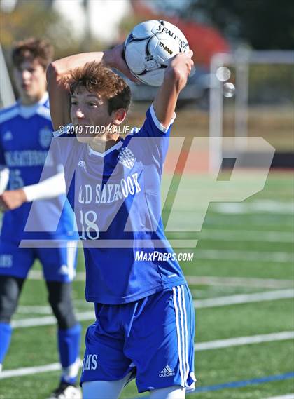 Thumbnail 2 in Cromwell vs Old Saybrook-Westbrook (Shoreline Quarterfinal) photogallery.