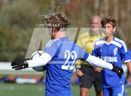 Thumbnail 1 in Cromwell vs Old Saybrook-Westbrook (Shoreline Quarterfinal) photogallery.