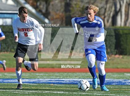 Thumbnail 2 in Cromwell vs Old Saybrook-Westbrook (Shoreline Quarterfinal) photogallery.
