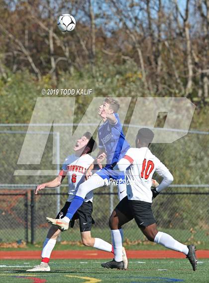Thumbnail 2 in Cromwell vs Old Saybrook-Westbrook (Shoreline Quarterfinal) photogallery.