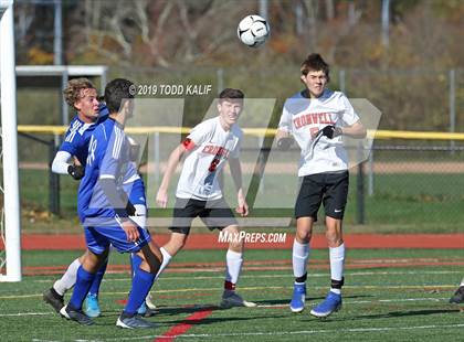 Thumbnail 3 in Cromwell vs Old Saybrook-Westbrook (Shoreline Quarterfinal) photogallery.