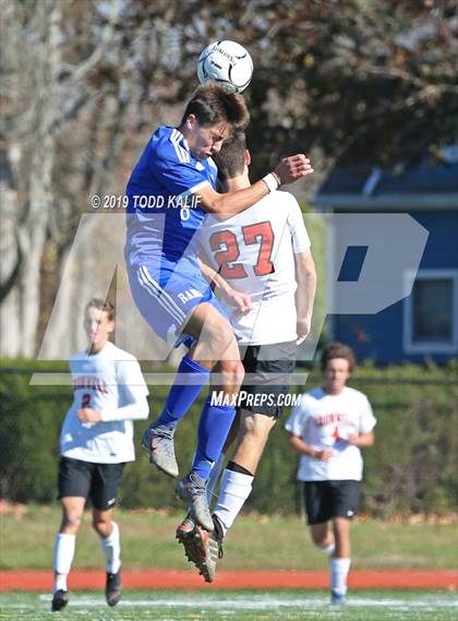 Thumbnail 3 in Cromwell vs Old Saybrook-Westbrook (Shoreline Quarterfinal) photogallery.