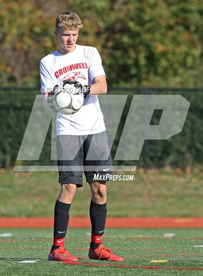 Thumbnail 2 in Cromwell vs Old Saybrook-Westbrook (Shoreline Quarterfinal) photogallery.