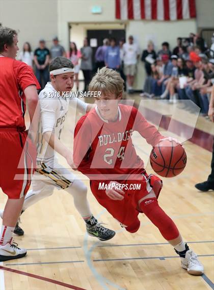 Thumbnail 3 in Peetz vs. Otis (CHSAA 1A Regional Playoff) photogallery.