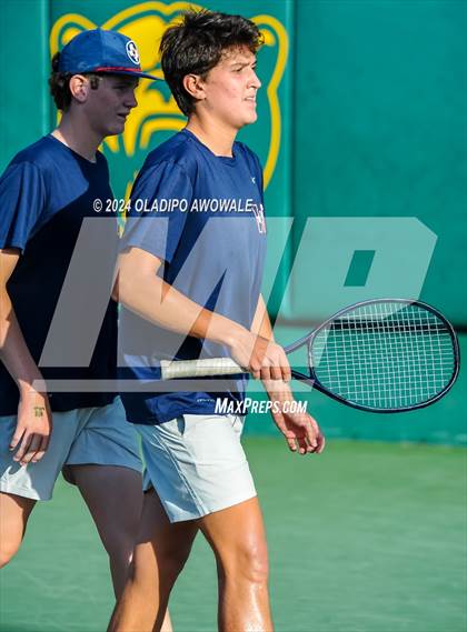 Thumbnail 3 in Randall vs Wimberley (UIL 4A Tennis Semifinals) photogallery.