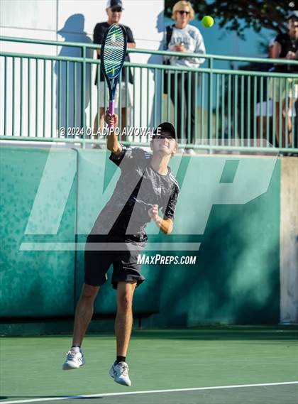 Thumbnail 3 in Randall vs Wimberley (UIL 4A Tennis Semifinals) photogallery.