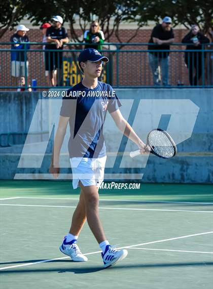 Thumbnail 2 in Randall vs Wimberley (UIL 4A Tennis Semifinals) photogallery.