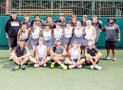 Thumbnail 1 in Randall vs Wimberley (UIL 4A Tennis Semifinals) photogallery.