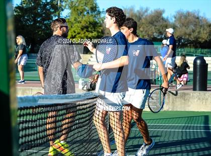 Thumbnail 3 in Randall vs Wimberley (UIL 4A Tennis Semifinals) photogallery.