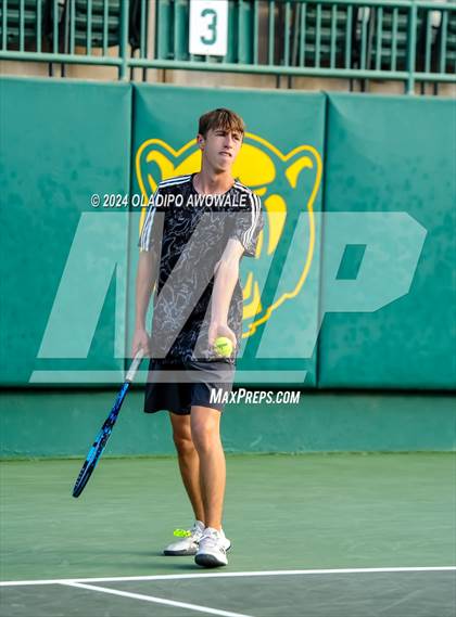 Thumbnail 3 in Randall vs Wimberley (UIL 4A Tennis Semifinals) photogallery.