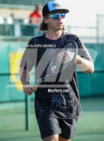Thumbnail 2 in Randall vs Wimberley (UIL 4A Tennis Semifinals) photogallery.
