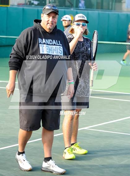 Thumbnail 1 in Randall vs Wimberley (UIL 4A Tennis Semifinals) photogallery.
