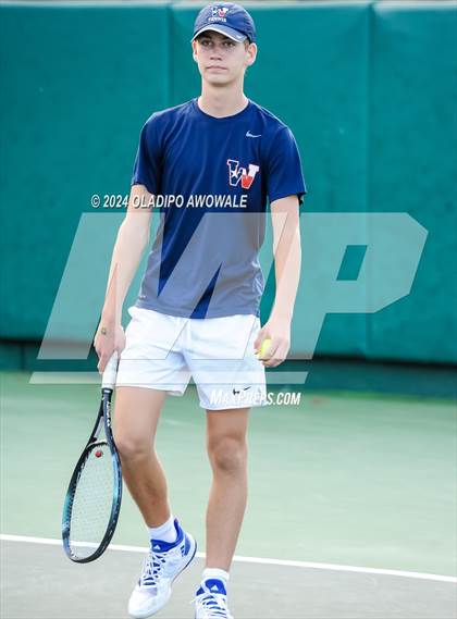 Thumbnail 2 in Randall vs Wimberley (UIL 4A Tennis Semifinals) photogallery.