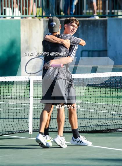 Thumbnail 1 in Randall vs Wimberley (UIL 4A Tennis Semifinals) photogallery.