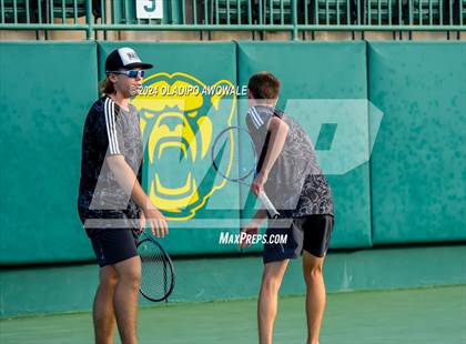 Thumbnail 3 in Randall vs Wimberley (UIL 4A Tennis Semifinals) photogallery.