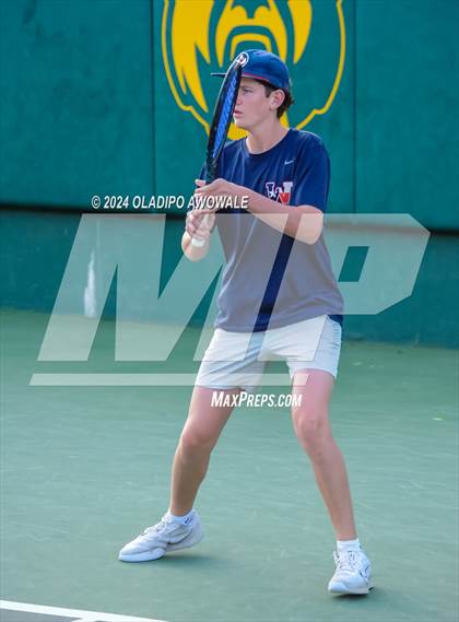 Thumbnail 2 in Randall vs Wimberley (UIL 4A Tennis Semifinals) photogallery.