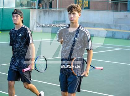 Thumbnail 1 in Randall vs Wimberley (UIL 4A Tennis Semifinals) photogallery.