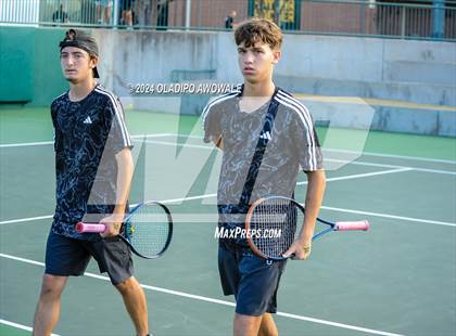 Thumbnail 3 in Randall vs Wimberley (UIL 4A Tennis Semifinals) photogallery.