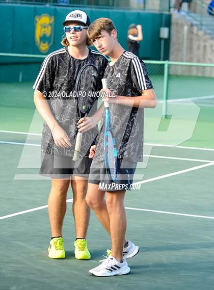 Thumbnail 2 in Randall vs Wimberley (UIL 4A Tennis Semifinals) photogallery.