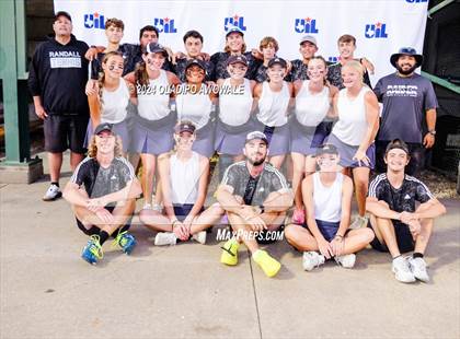 Thumbnail 2 in Randall vs Wimberley (UIL 4A Tennis Semifinals) photogallery.