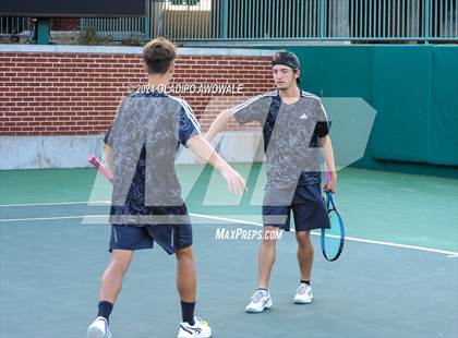 Thumbnail 2 in Randall vs Wimberley (UIL 4A Tennis Semifinals) photogallery.