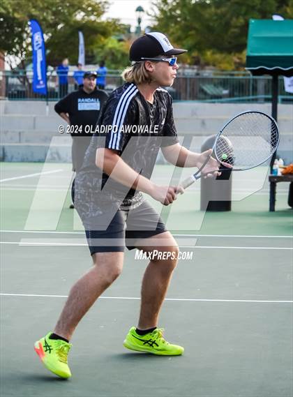 Thumbnail 3 in Randall vs Wimberley (UIL 4A Tennis Semifinals) photogallery.