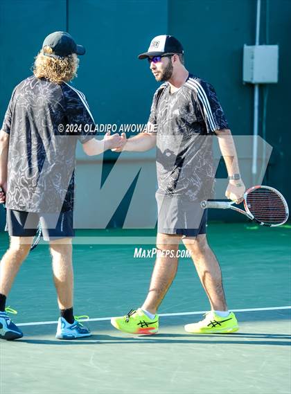 Thumbnail 3 in Randall vs Wimberley (UIL 4A Tennis Semifinals) photogallery.
