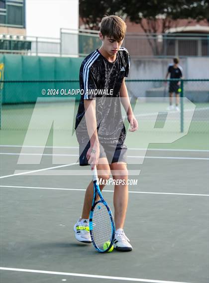 Thumbnail 3 in Randall vs Wimberley (UIL 4A Tennis Semifinals) photogallery.