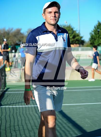 Thumbnail 2 in Randall vs Wimberley (UIL 4A Tennis Semifinals) photogallery.